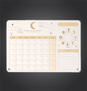 Open image in slideshow, Cosmic style monthly planner
