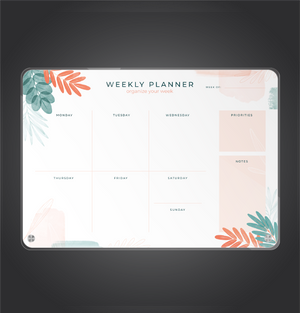 Open image in slideshow, Boho vibes weekly planner
