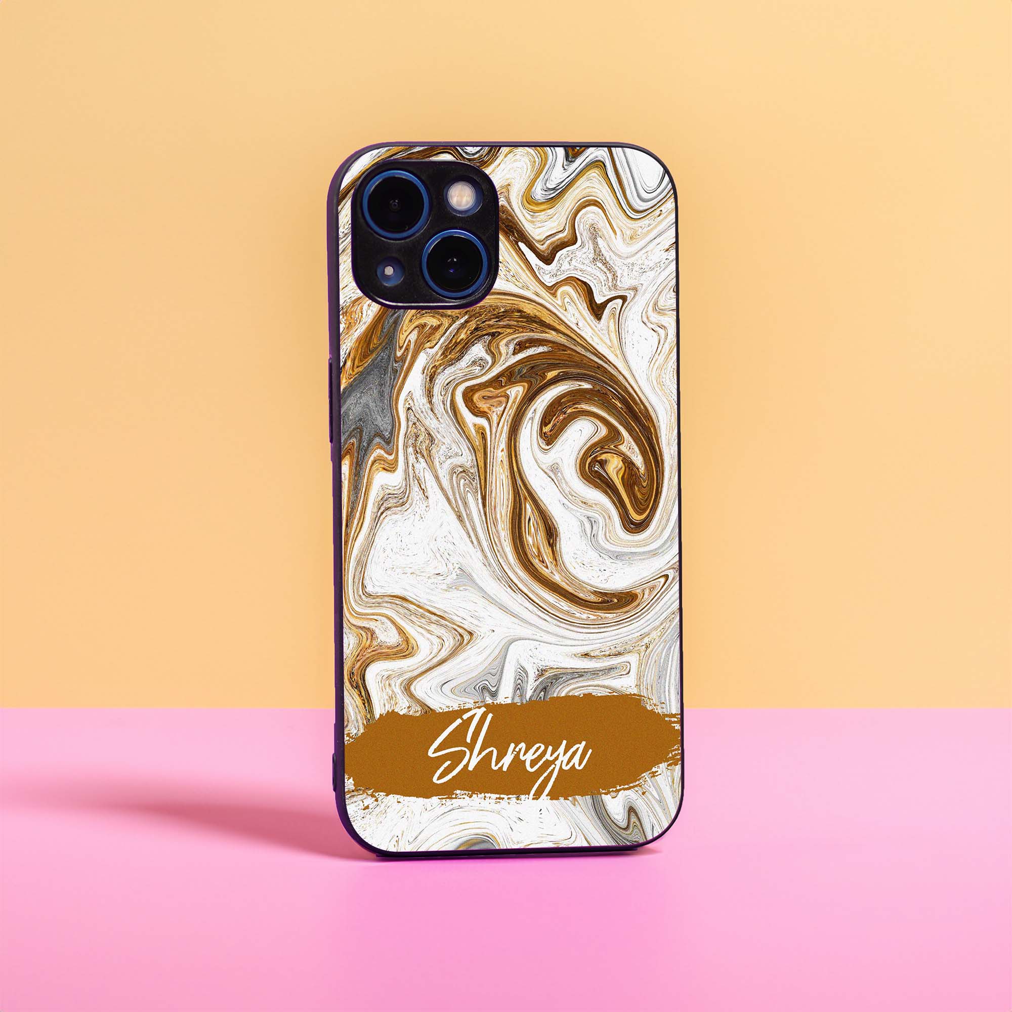 Liquid Designed Phone Case Name Mobile Cover Pop It Out