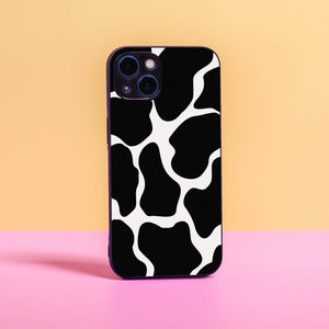 Open image in slideshow, Y2K Cow Print Sleek Hybrid Case
