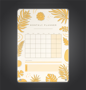 Open image in slideshow, Spring vibes monthly planner
