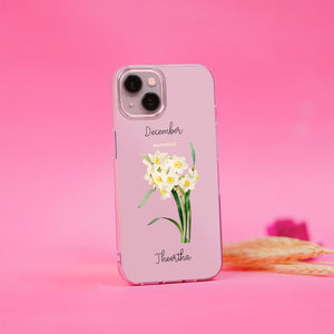 Open image in slideshow, Narcissus floral Silicon Name Case
