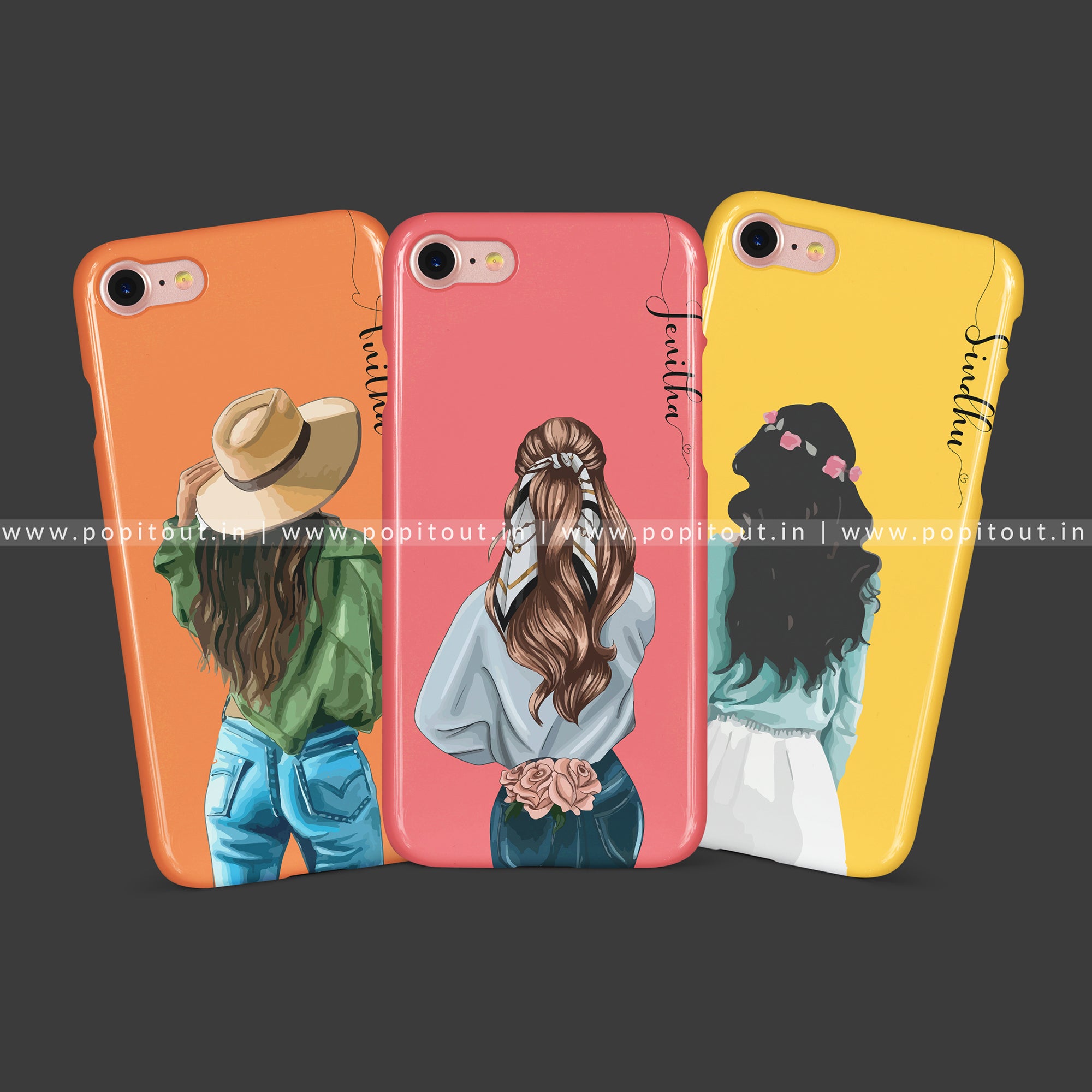 The Trio Bff Case Customised Best Friends Mobile Cover Pop It Out