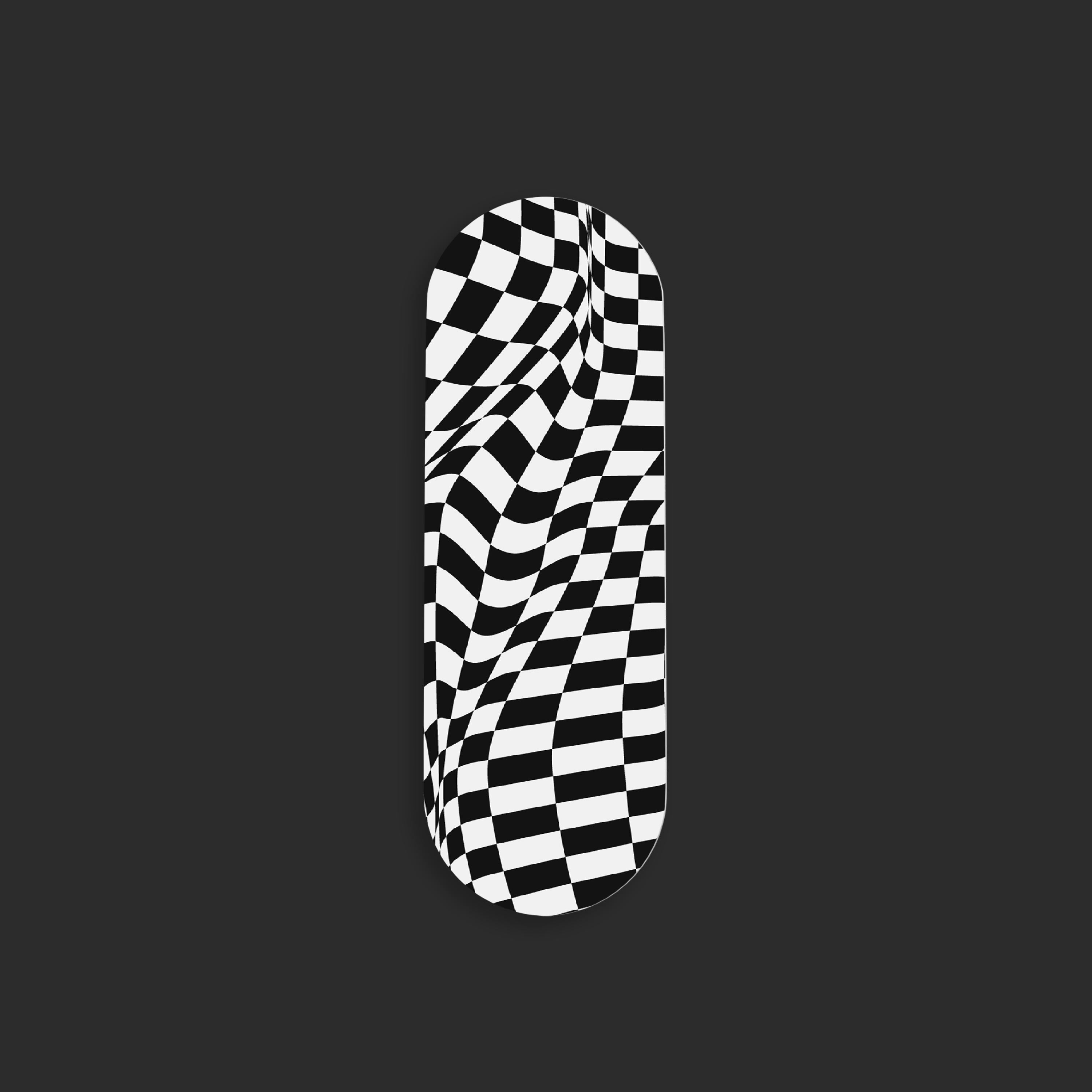 Black And White Checkered Gripper