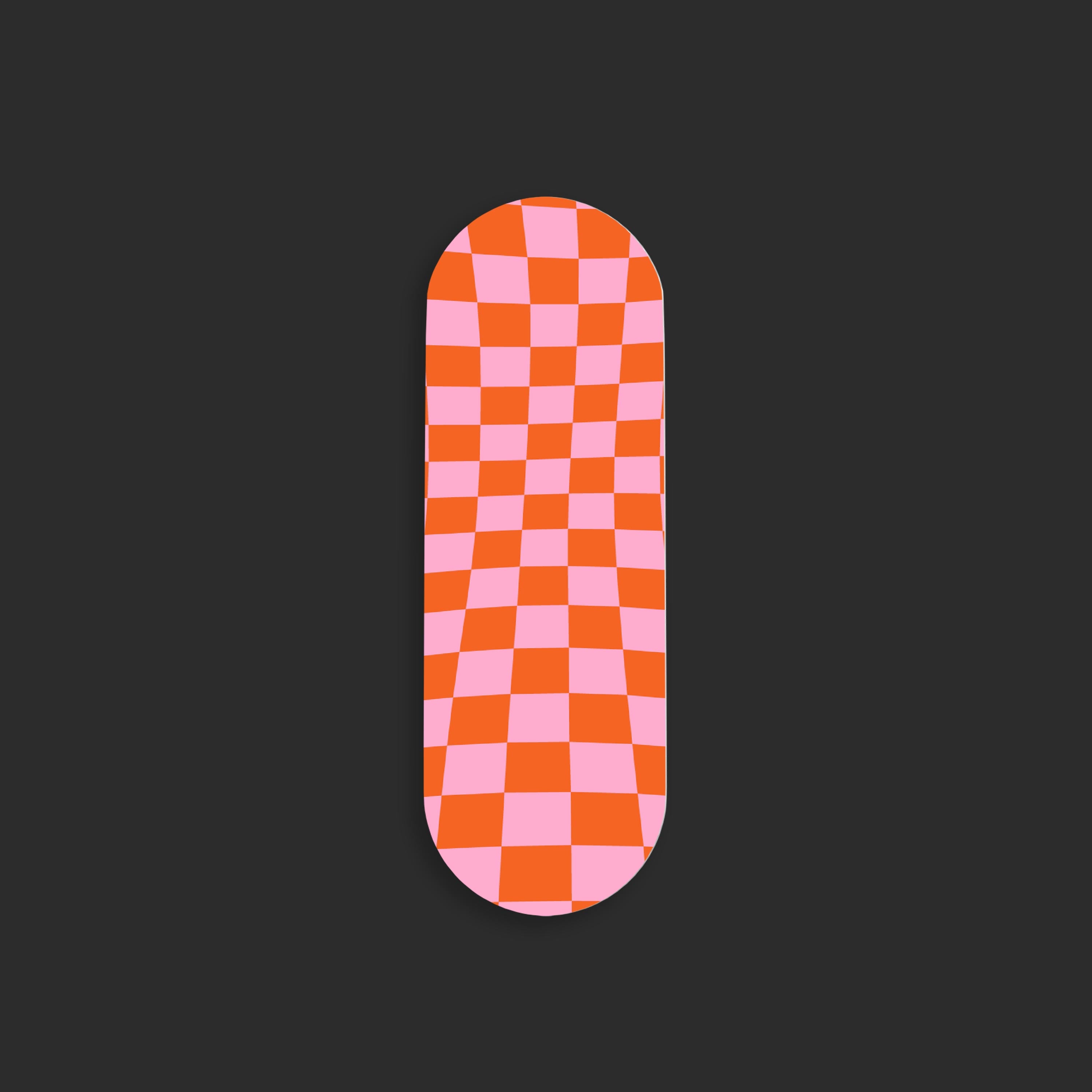 Pink And Orange Checkered Gripper