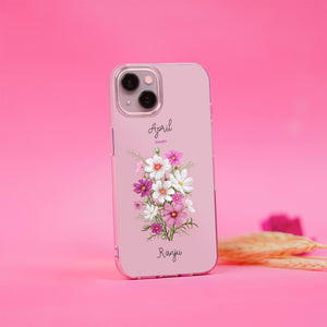 Open image in slideshow, Daisy Floral Silicon Name Case
