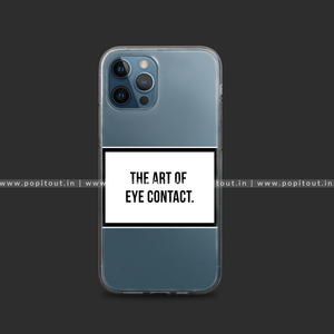 Open image in slideshow, The Art Of Eye Contact Silicon Clear Case

