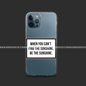 Open image in slideshow, Sunshine Silicon Clear Case
