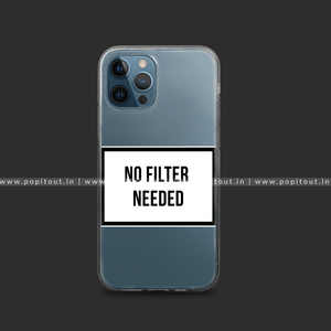 Open image in slideshow, No Filter Needed Silicon Clear Case
