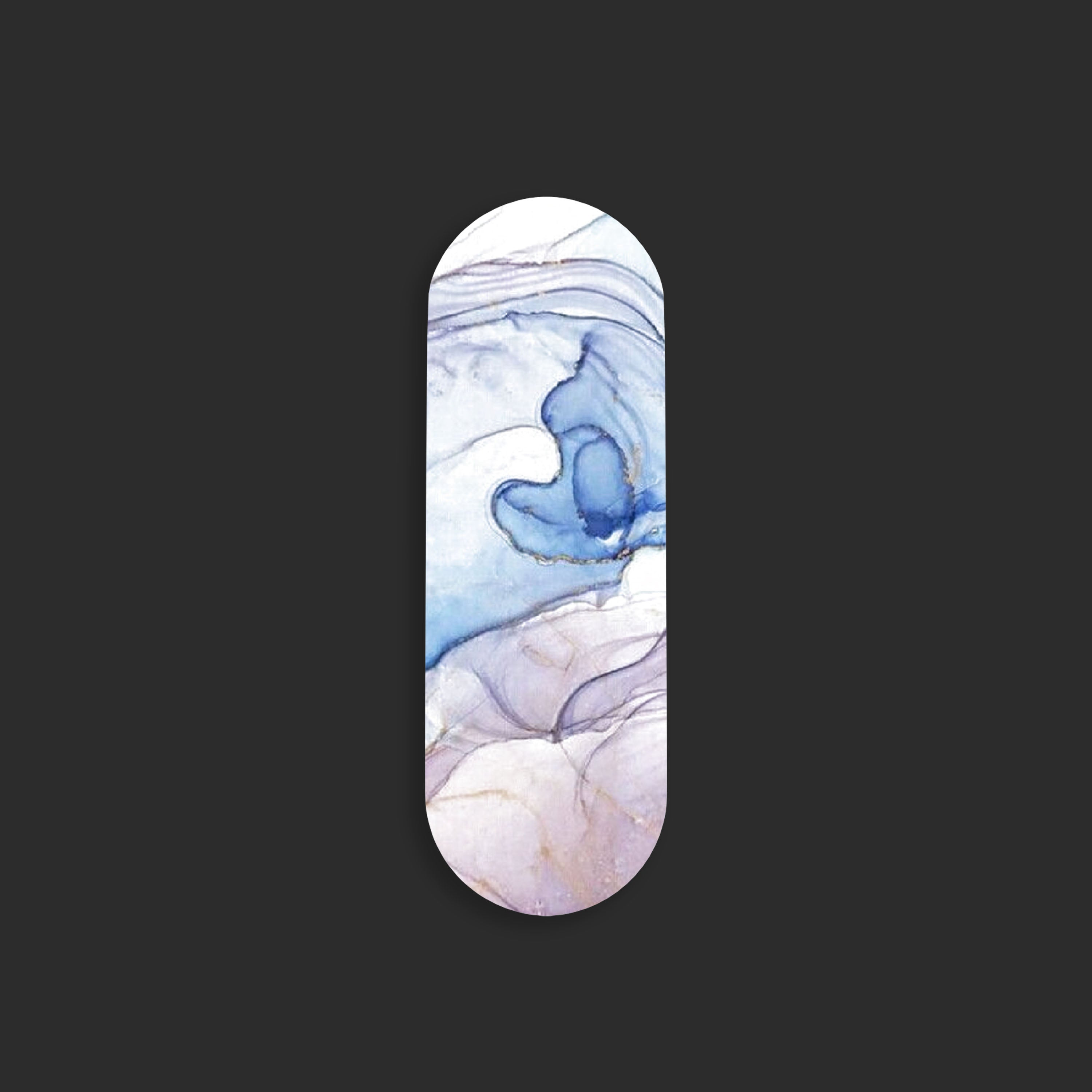 Mystic Blue Abstract Marble Gripper