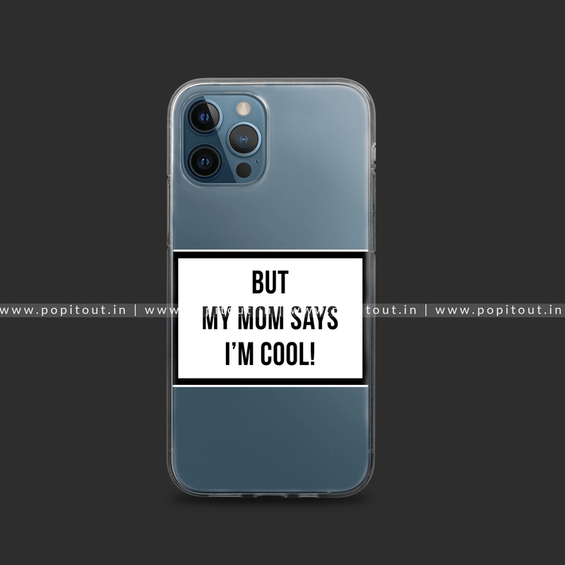 Cool Slogan Silicon Clear Case